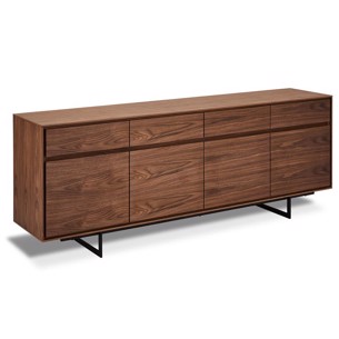 Tokyo i Valnød finer. er lavet af finer og de flotte ben